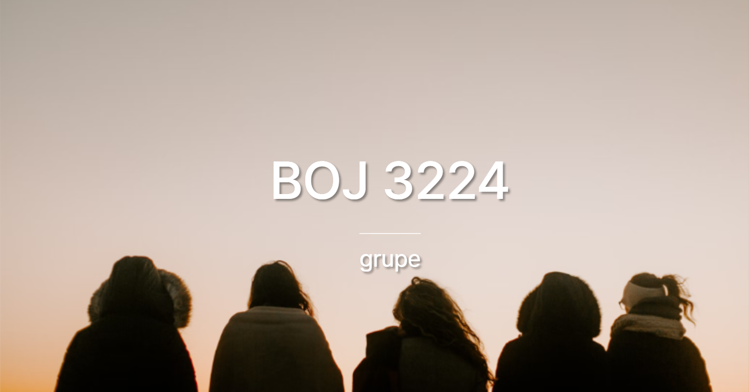 [PS] BOJ 3224 / grupe
