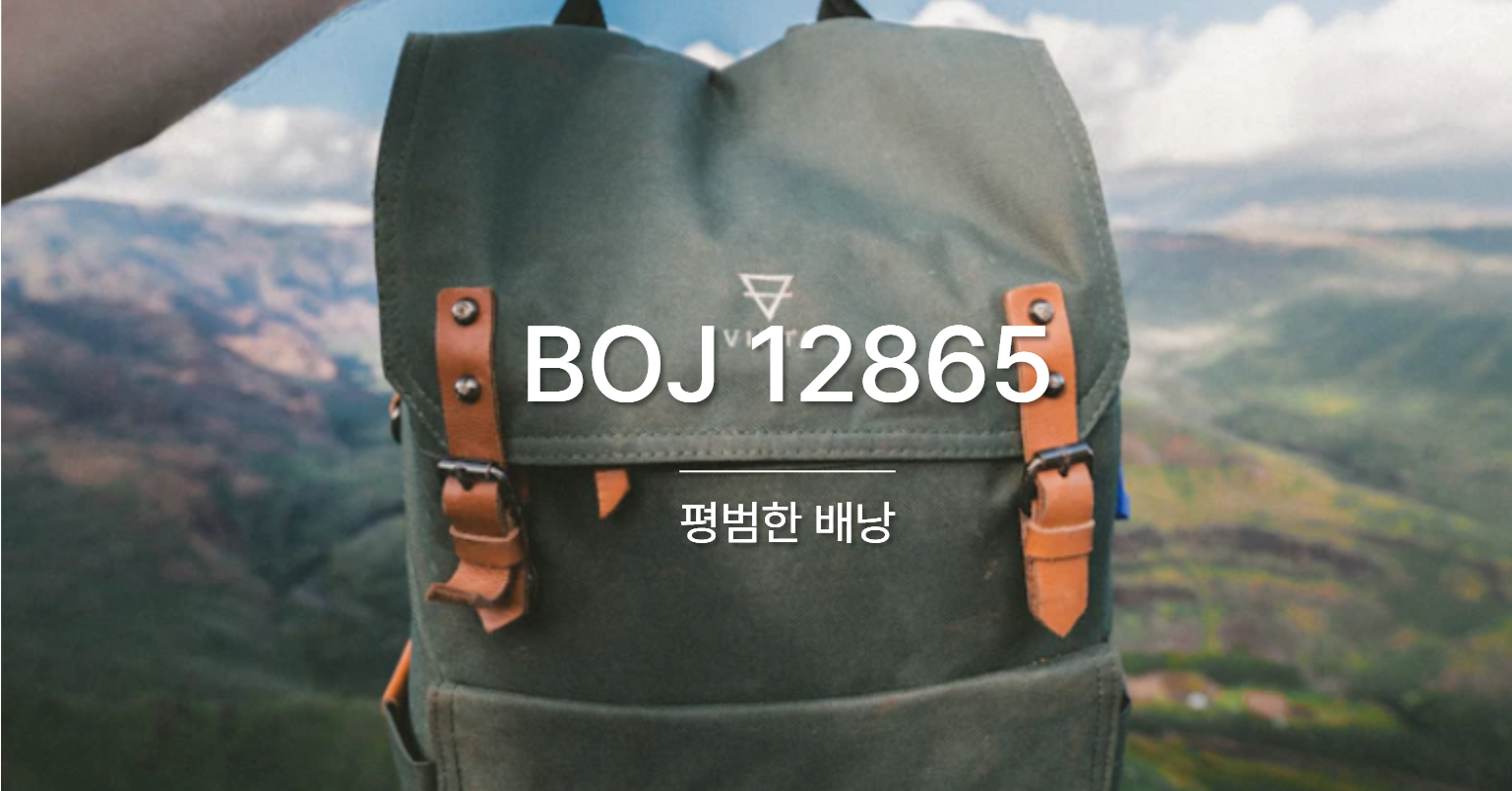 [PS] BOJ 12865 / 평범한 배낭