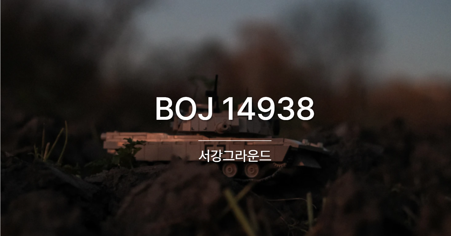 [PS] BOJ 14938 / 서강그라운드
