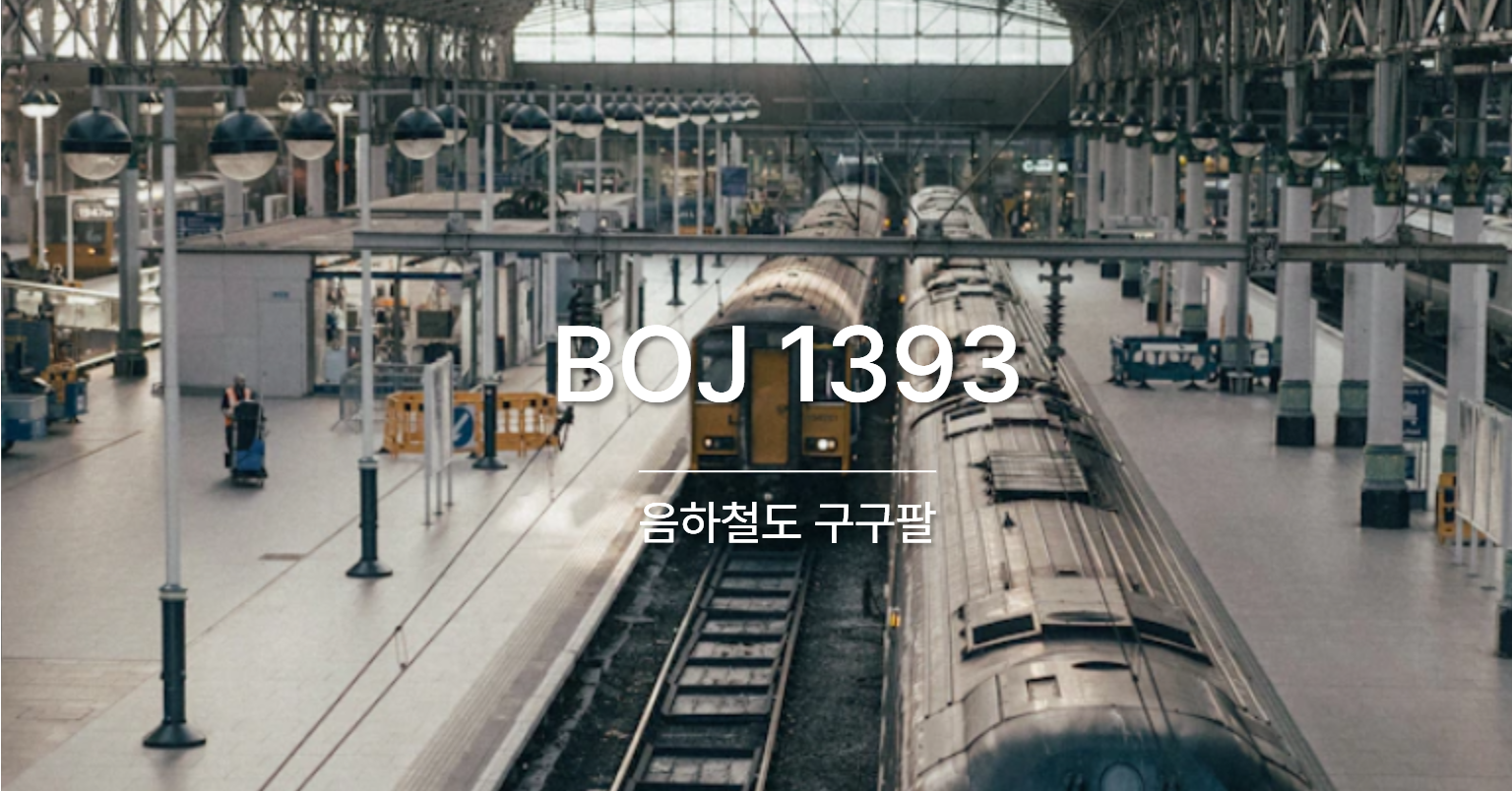 [PS] BOJ 1393 / 음하철도 구구팔